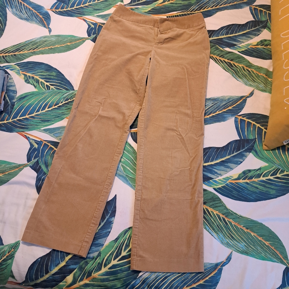 Liz Claiborne Light Brown Corduroy Trousers, 6